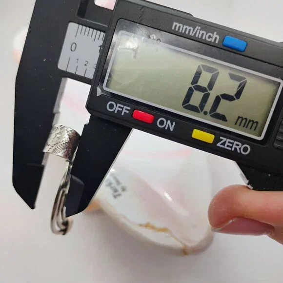 Handmade Sterling Silver Pink Conch Shell Naja Pendant Southwest Cowgirl - Picture 6 of 6